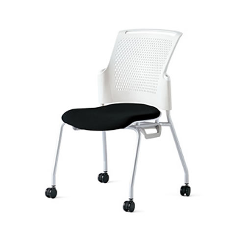 プラス チェダーCチェア キャスター脚 背ヌード 肘なし MC-W63SH/MC-W53SH