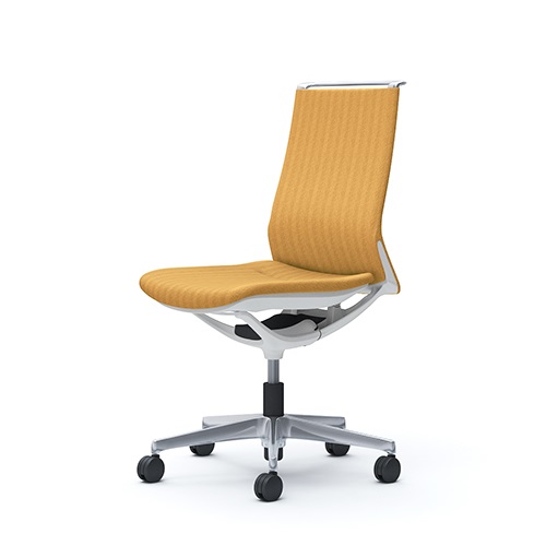 オカムラ モードチェア ヘリンボーン ミドルバック 肘なし アルミフレーム 5本脚 CA15BS-FWJ/CA15BS-FWK/CA15BZ-FWJ/CA15BZ-FWK