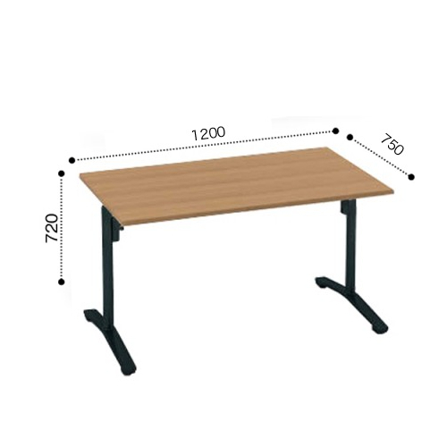 コクヨ ビエナ ミーティングテーブル 角形天板 T字脚 天板固定 塗装脚 アジャスター脚 配線ボックスなし MT-V127※-E