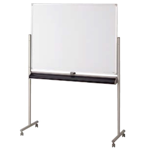 ナイキ ホワイトボード  両面ホーローホワイトボード(片面ホワイト)(片面暗線入) W1281×D532×H1743 BBE1314