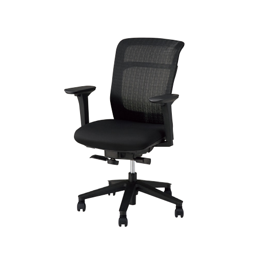 ナイキ パウザチェア(Pausa) PAE型 メッシュ張り ミドルバック 可動肘付 PAEN511FA-TBK