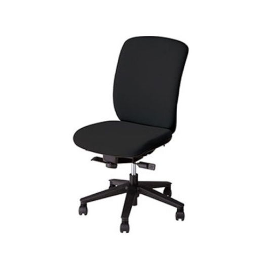 ナイキ ヴィアーレチェア (VIALE) ハイバック ビニールレザー張り ハンガーなし 肘なし VE512-BK