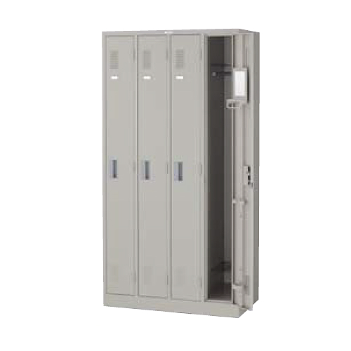 ナイキ LKロッカー 4人用ロッカー W900×D515×H1790 LK4JN-AW(ウオームホワイト)
