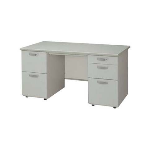 ナイキ NED型デスク 両袖デスク W1400×D700×H700 NED147BA-AWH/NED147BA-AWL