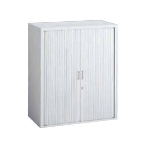 オカムラ レクトライン収納 シャッター書庫 上置き下置き兼用 W900×D450×H1050 4B43ST-ZA75/4B43ST-Z13