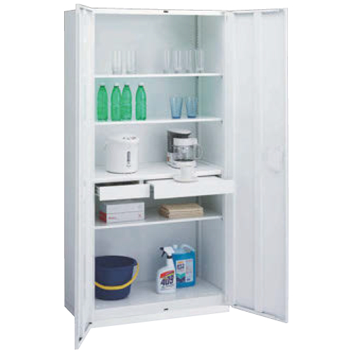 オカムラ レクトライン収納 カップケース 下置き ベース付 W900×D400×H1810 4H27KF-ZA75/4H27KF-Z13