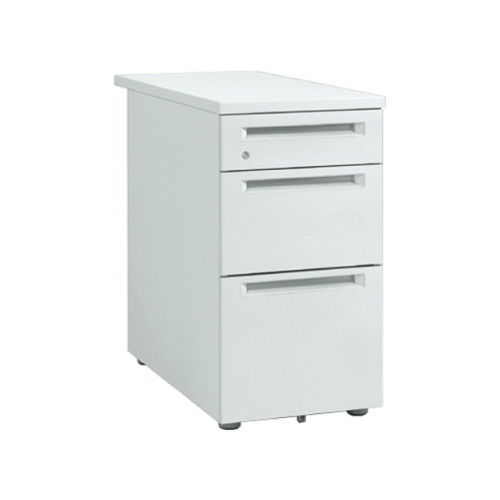 オカムラ アドバンス－Ｓデスク　脇机 3段(小引出し＋B5＋A4/B4兼用)　W400×D800×H720 3VD2CB-MK