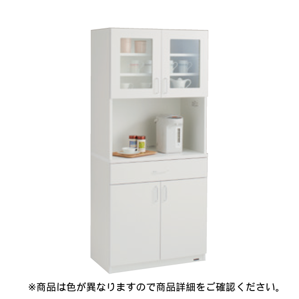 オカムラ 木製カップケース （開き戸） コンセント付  L859CA-MBV