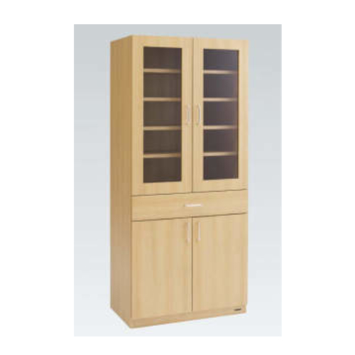 オカムラ 木製カップケース （開き戸） L859CB-ML17