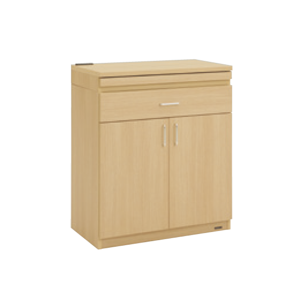 オカムラ 木製カップケース コンセント付  L859CL-ML17