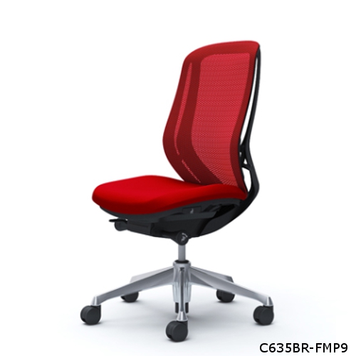 オカムラ シルフィーチェア ハイバック メッシュタイプ 肘なし ポリッシュ脚 C635BR-FM/C635BW-FM