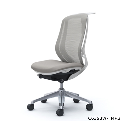 オカムラ シルフィーチェア ハイバック メッシュタイプ 肘なし ハンガー付 ポリッシュ脚 C636BR-FM/C636BW-FM