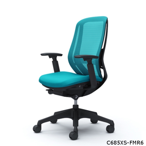 オカムラ シルフィーチェア ハイバック メッシュタイプ アジャストアーム ランバーサポート付 樹脂成型脚 C685XS-FM/C685XZ-FM