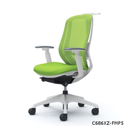 オカムラ シルフィー ハイバック メッシュ アジャストアーム ハンガー.ランバーサポート付 樹脂成型脚 C686XS-FM/C686XZ-FM