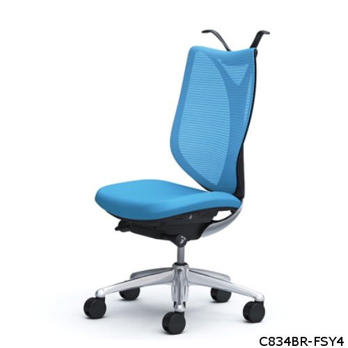 オカムラ サブリナチェア スタンダード ブラックボディ ハイバック 肘無 ハンガー付 ランバー無 C834BR-FS