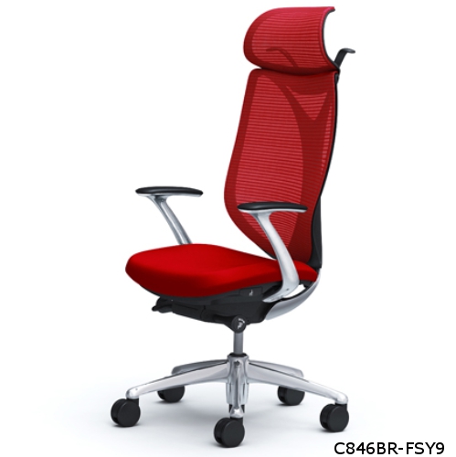 オカムラ サブリナチェア スタンダード エクストラハイバック デザインアーム ハンガー付 C846BW-FS/C846BR-FS