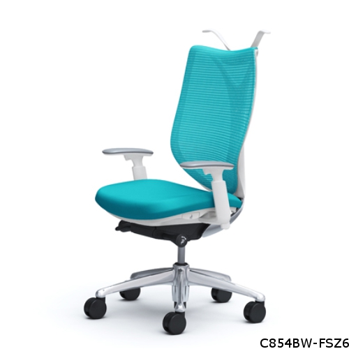 値下げ】オカムラ サブリナチェア 2016年製 アクアブルー