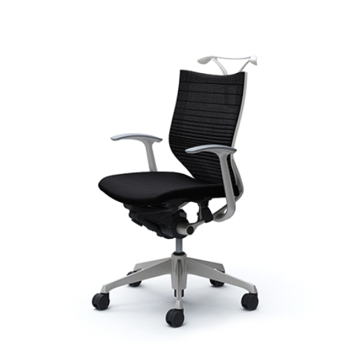 バロン グラデーションmesh エクストラハイバック 可動ヘッドレスト アジャスト肘 シルバー枠 ハンガー CP82DR/CP82DW-FG
