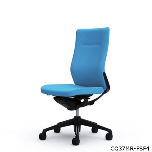 オカムラ コーラルチェア クッション ハイバック ブラック体 ブラック枠 ハンガー・ランバー無 肘無し CQ37MR-FS