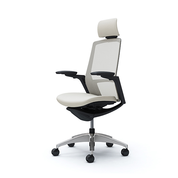 オカムラ フィノラチェア エクストラハイバック 座クッション メッキパネル ポリッシュ脚 アジャストアーム C78CBR-F1G/C78CBR-F1H