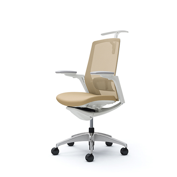 オカムラ フィノラチェア ハイバック 座クッション メッキパネル ポリッシュ脚 アジャストアーム C788BZ-F1G/C788BZ-F1H