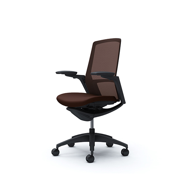 オカムラ フィノラチェア ハイバック 座クッション ブラックパネル ブラック脚 アジャストアーム C787MR-F1G/C787MR-F1H