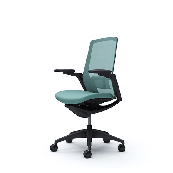 オカムラ フィノラチェア ハイバック 座クッション ブラックパネル ブラック脚 アジャストアーム C787MS-F1G/C787MS-F1H