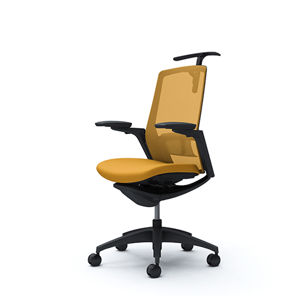 オカムラ フィノラチェア ハイバック 座クッション ブラックパネル ブラック脚 アジャストアーム C788MS-F1G/C788MS-F1H