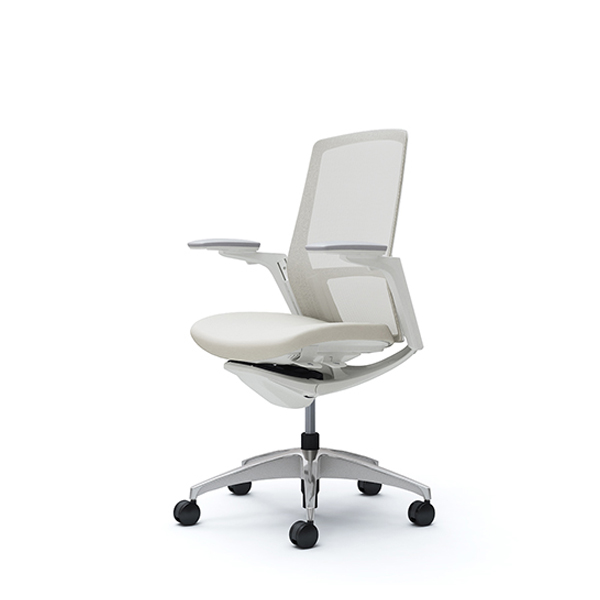 オカムラ フィノラチェア ハイバック 座クッション ホワイトパネル ポリッシュ脚 アジャストアーム C787CW-F1G/C787CW-F1H