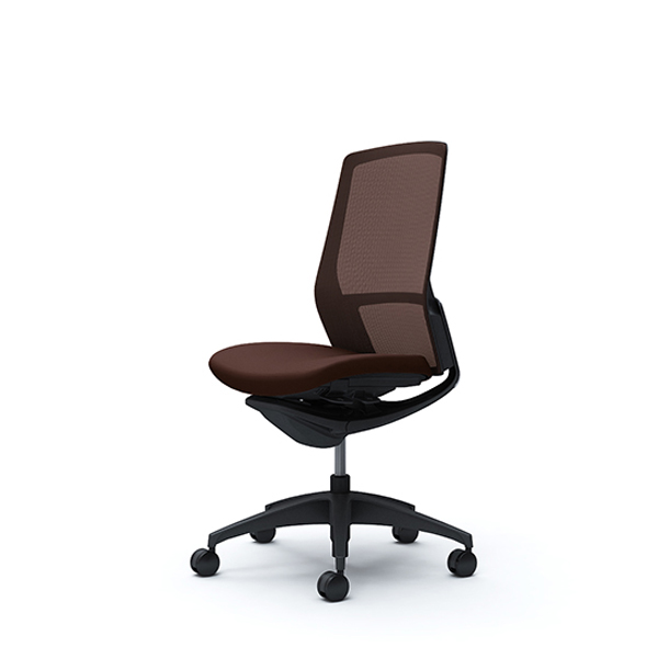 オカムラ フィノラチェア ハイバック 座クッション ブラックパネル ブラック脚 肘なし C737MR-F1G/C737MR-F1H