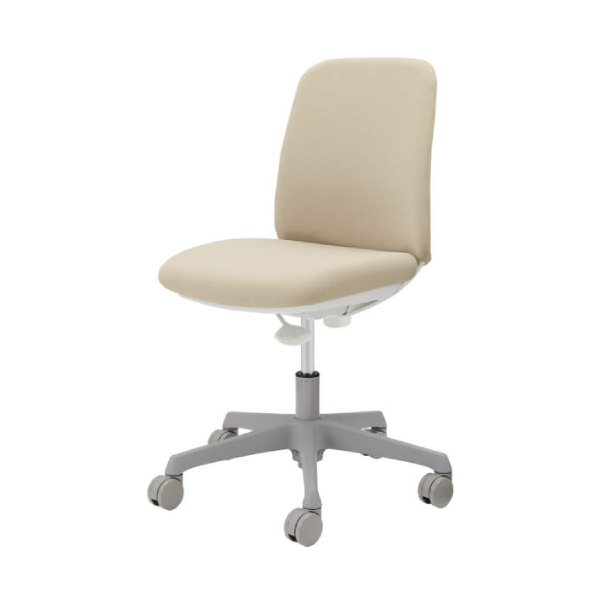 オカムラ ライブエントリーチェア 5本脚（コンパクト） 肘なし ボディカラーホワイト CD13BW-FXW