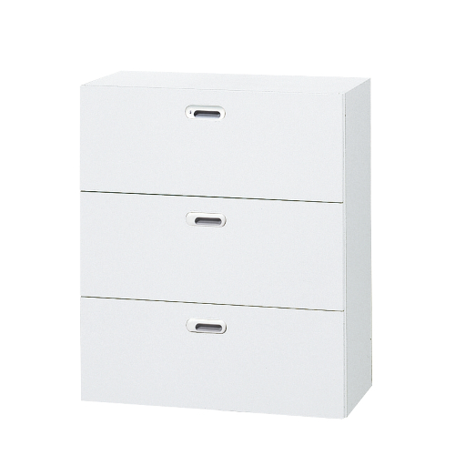 プラス LINX LX-5 リンクス ラテラルファイリングキャビネット3段 L5-105H-3 W900×D450×H1050 L5-105H-3 635-349