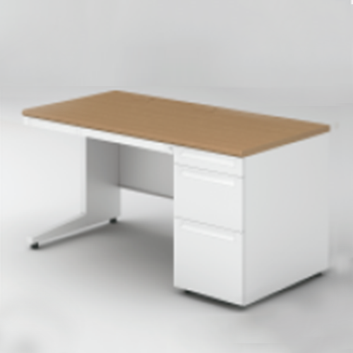 プラス US-2 片袖デスク D-3段袖 標準収納タイプ US-NS147D-3 669-602/669-603/669-604