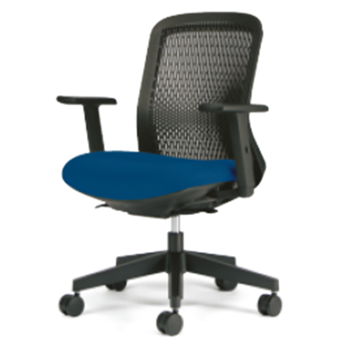 プラス トライチェア メッシュ ローバック アジャスト肘 KD-TR60SEL