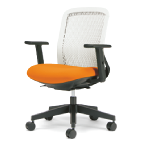 プラス トライチェア メッシュ ローバック アジャスト肘 KD-TR50SEL