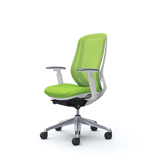 オカムラ シルフィーチェア ハイバック メッシュタイプ アジャストアーム ポリッシュ脚 C685BR-FMP1/C685BW-FMP5