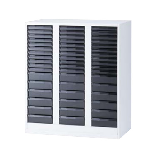 ウチダ BEストレージ スモークトレーキャビネット A4サイズ 浅/深型タテ TCAF-10/A4（CC） 5-849-0412