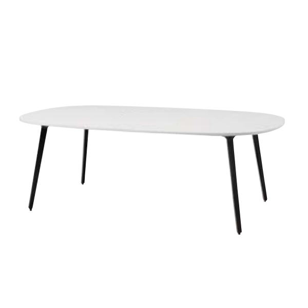 内田洋行 ミーティングテーブル レムナ(LEMNA) 単体タイプ まゆ型テーブル 配線孔なし MTまゆ 5-203-65□□