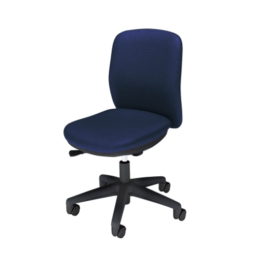 ウチダ エニーザチェア クロスタイプ ブラックシェル 肘なし ナイロンキャスター AF2-100B 5-301-2505