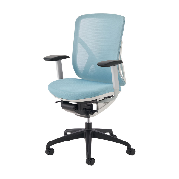 内田洋行 イエラチェア(Yera) クロスメッシュタイプ アジャスタブル肘 SV928 5-342-5238