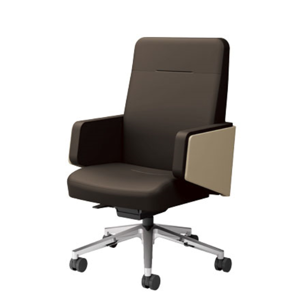 内田洋行 エグゼクティブチェア EC-5 ハイバック ビニールレザー張り 5-358-1512