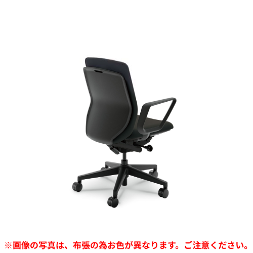 ウチダ クレネチェア ハイバック リング肘 ブラック脚 ブラックシェル ナイロンキャスター KA-320BBRA PA/5-377-223