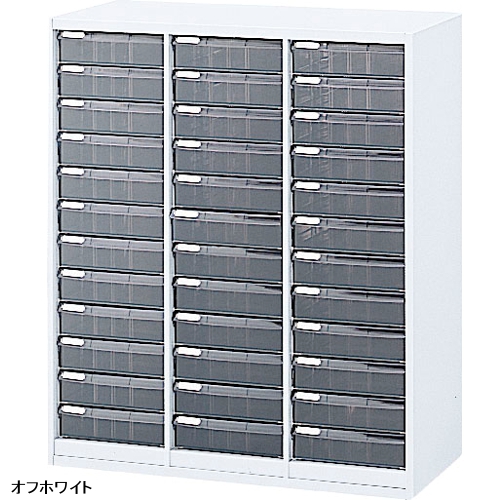 ウチダ ハイパーストレージ スモークトレーキャビネット 下置き A4深型タテ 3列12段 5-849-0582/5-825-8430
