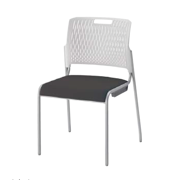 内田洋行 ミーティングチェア MF-280シリーズ 4本脚 布張り 肘なし 6-110-2821