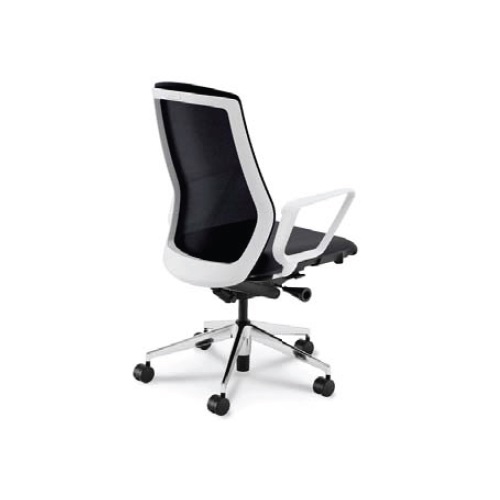ウチダ セレッツァチェア 背ミックスドメッシュ リング肘付 ポリッシュ脚 SA-330M-WSA MX/5-356-239