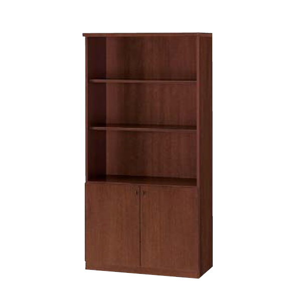 ウチダ 役員用家具 EDファニチュア SVシリーズ オープン書棚 W900×D450×H1800mm 1-379-2046