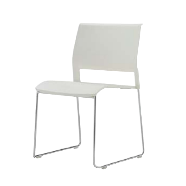 ウチダFLPシリーズチェア FLPループ脚2Pヌード 6-110-7500/6-110-7501/6-110-7502/6-110-7508