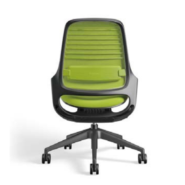 steelcase series1 435A00SN/435A00BN シーガルフレーム/ブラックフレーム 肘なし 樹脂脚 5-321-11/5-321-01