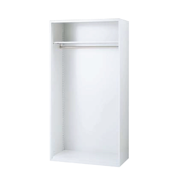 ウチダ パーソナルロッカー エルレージ オプション HSワードローブユニット H1800 オフホワイト（OW） 5-825-0542