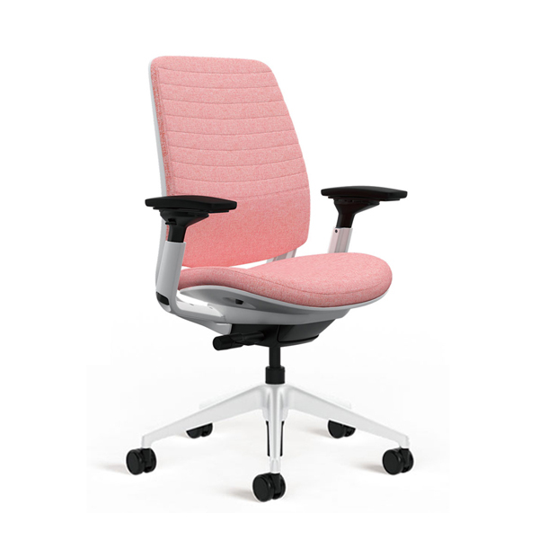 ウチダ スチールケース シリーズ2チェア 背キルティング シーガルフレーム 4Dアジャスタブルアーム ポリッシュ脚 5-323-24